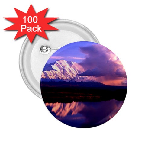 TWC Mtn Scene 2.25  Button (100 pack) from UrbanLoad.com Front
