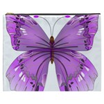 Purple Awareness Butterfly Cosmetic Bag (XXXL)