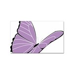 Purple Awareness Butterfly 2 Sticker 10 Pack (Rectangle)