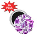Invisible Illness Collage 1.75  Button Magnet (10 pack)