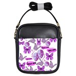 Invisible Illness Collage Girl s Sling Bag