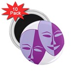 Comedy & Tragedy Of Chronic Pain 2.25  Button Magnet (10 pack)
