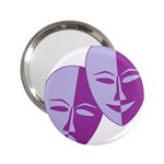 Comedy & Tragedy Of Chronic Pain Handbag Mirror (2.25 )