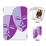 Comedy & Tragedy Of Chronic Pain Playing Cards Single Design