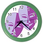 Comedy & Tragedy Of Chronic Pain Wall Clock (Color)