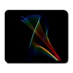 Abstract Rainbow Lily, Colorful Mystical Flower  Large Mouse Pad (Rectangle)
