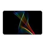 Abstract Rainbow Lily, Colorful Mystical Flower  Magnet (Rectangular)