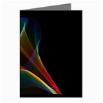 Abstract Rainbow Lily, Colorful Mystical Flower  Greeting Card (8 Pack)