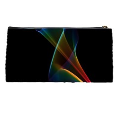 Abstract Rainbow Lily, Colorful Mystical Flower  Pencil Case from UrbanLoad.com Back