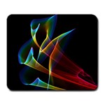 Peacock Symphony, Abstract Rainbow Music Large Mouse Pad (Rectangle)
