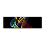 Peacock Symphony, Abstract Rainbow Music Bumper Sticker 100 Pack