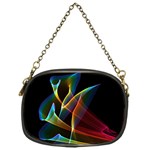 Peacock Symphony, Abstract Rainbow Music Chain Purse (One Side)