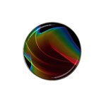 Liquid Rainbow, Abstract Wave Of Cosmic Energy  Golf Ball Marker 4 Pack (for Hat Clip)