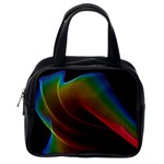 Liquid Rainbow, Abstract Wave Of Cosmic Energy  Classic Handbag (One Side)