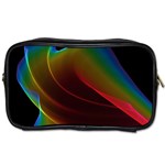 Liquid Rainbow, Abstract Wave Of Cosmic Energy  Travel Toiletry Bag (Two Sides)
