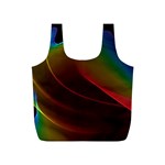 Liquid Rainbow, Abstract Wave Of Cosmic Energy  Reusable Bag (S)
