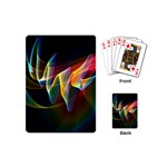 Northern Lights, Abstract Rainbow Aurora Playing Cards (Mini)