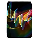 Northern Lights, Abstract Rainbow Aurora Removable Flap Cover (Large)
