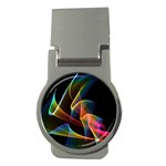 Crystal Rainbow, Abstract Winds Of Love  Money Clip (Round)