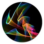 Crystal Rainbow, Abstract Winds Of Love  Magnet 5  (Round)