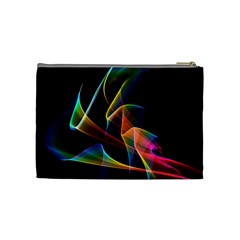 Crystal Rainbow, Abstract Winds Of Love  Cosmetic Bag (Medium) from UrbanLoad.com Back