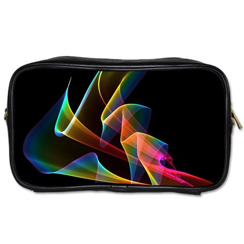 Crystal Rainbow, Abstract Winds Of Love  Travel Toiletry Bag (One Side) from UrbanLoad.com Front