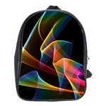Crystal Rainbow, Abstract Winds Of Love  School Bag (XL)