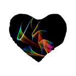 Crystal Rainbow, Abstract Winds Of Love  16  Premium Heart Shape Cushion 