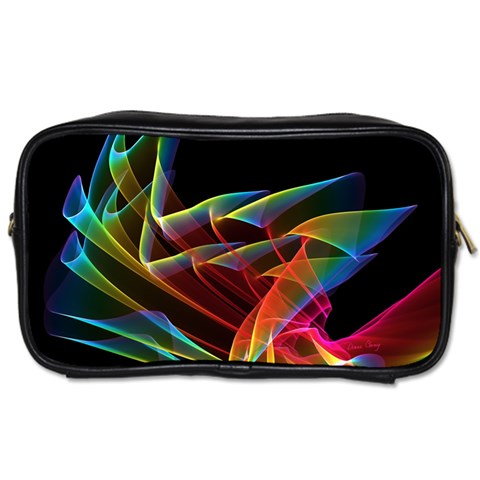 Dancing Northern Lights, Abstract Summer Sky  Travel Toiletry Bag (One Side) from UrbanLoad.com Front