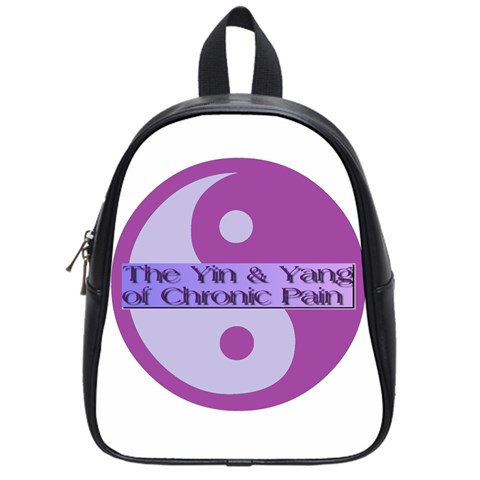 Yin & Yang Of Chronic Pain School Bag (Small) from UrbanLoad.com Front