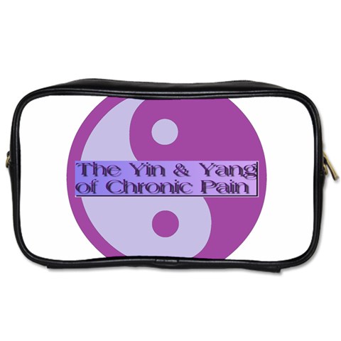 Yin & Yang Of Chronic Pain Travel Toiletry Bag (One Side) from UrbanLoad.com Front