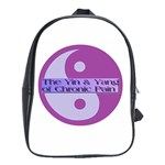 Yin & Yang Of Chronic Pain School Bag (XL)