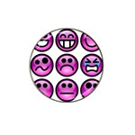 Chronic Pain Emoticons Golf Ball Marker (for Hat Clip)