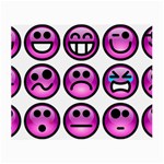 Chronic Pain Emoticons Glasses Cloth (Small, Two Sided)