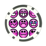 Chronic Pain Emoticons Poker Chip (10 Pack)