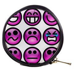 Chronic Pain Emoticons Mini Makeup Case from UrbanLoad.com Front