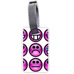 Chronic Pain Emoticons Luggage Tag (Two Sides)