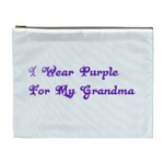 I Wear Purple For My Grandma Cosmetic Bag (XL)