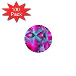 Ruby Red Crystal Palace, Abstract Jewels 1  Mini Button (100 pack)