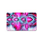 Ruby Red Crystal Palace, Abstract Jewels Magnet (Name Card)