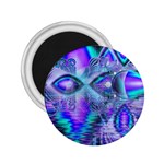 Peacock Crystal Palace Of Dreams, Abstract 2.25  Button Magnet