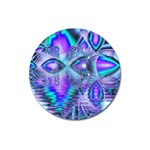 Peacock Crystal Palace Of Dreams, Abstract Magnet 3  (Round)