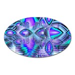 Peacock Crystal Palace Of Dreams, Abstract Magnet (Oval)
