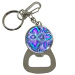 Peacock Crystal Palace Of Dreams, Abstract Bottle Opener Key Chain
