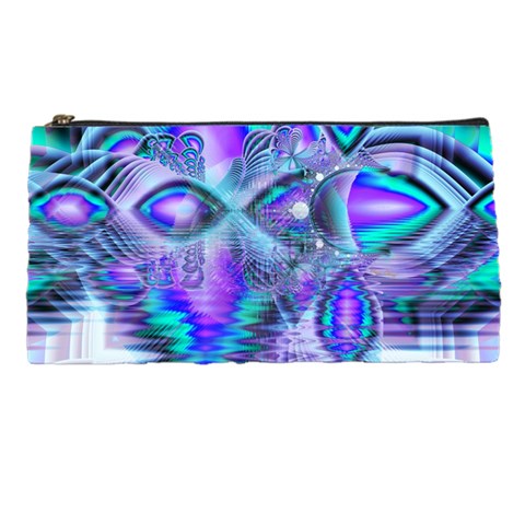Peacock Crystal Palace Of Dreams, Abstract Pencil Case from UrbanLoad.com Front