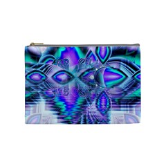 Peacock Crystal Palace Of Dreams, Abstract Cosmetic Bag (Medium) from UrbanLoad.com Front