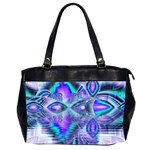 Peacock Crystal Palace Of Dreams, Abstract Oversize Office Handbag (Two Sides)