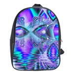 Peacock Crystal Palace Of Dreams, Abstract School Bag (XL)