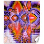 Crystal Star Dance, Abstract Purple Orange Canvas 20  x 24  (Unframed)