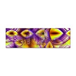 Golden Violet Crystal Palace, Abstract Cosmic Explosion Bumper Sticker 100 Pack